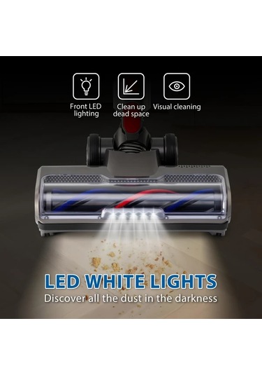 Fochsia 1pc Direkt Sürüş Temizleme Başlığı  V7 V8 V10 V11 V15 Elektrikli Süpürge Kısa Havlu Halı Ve Sert Zeminler