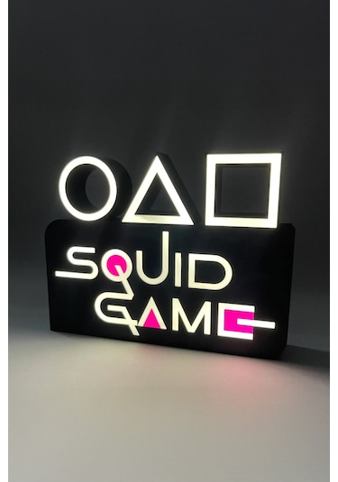 Squid Game Dekoratif Led Aydınlatma Çok Renkli