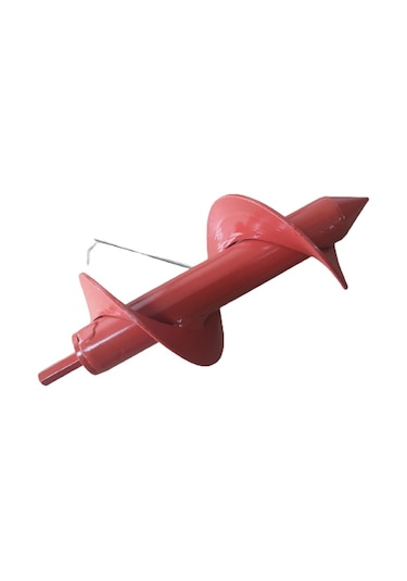 Matkap Ucu Toprak Burgu Aparatı 8Cm 20 Cm Siyah