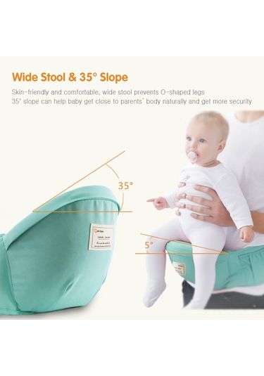 Geeksen Yenidoğan Bebek Taşıyıcı - Ergonomik Kalça Desteği, 360 Güvenlik, 0-36 Ay