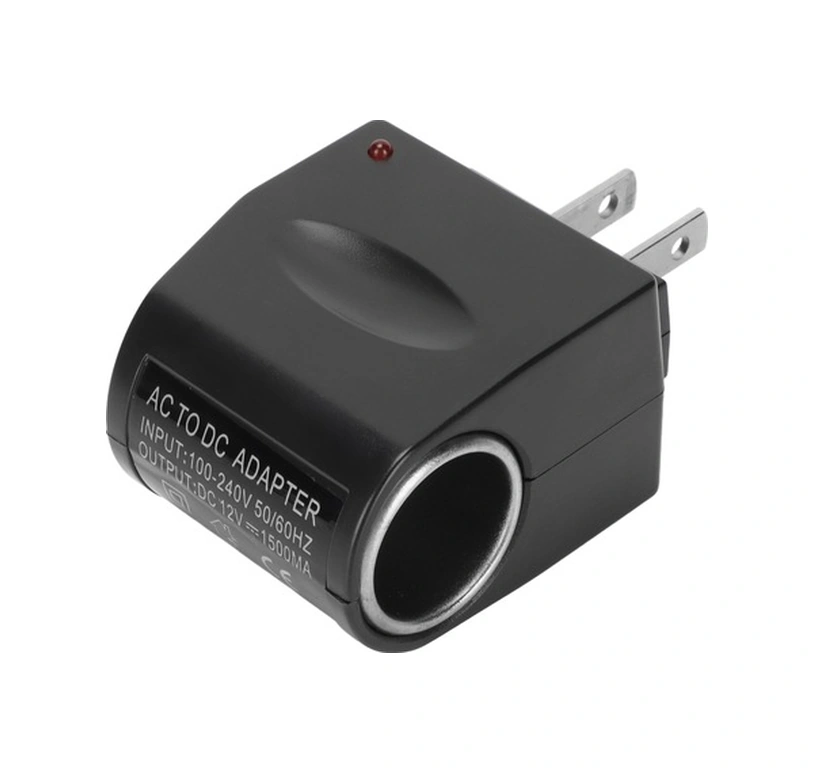 Fortunelane 12v 1.5a Ev & Araç Sigara Ateşleyici - 100-240v Ac/dc Güç Dönüştürücü, Led Gösterge İle Güvenli Abs Kasa