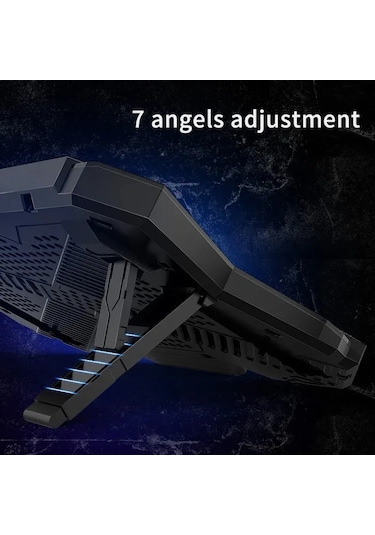 Hpy Pazar Coolcold Rgb Gaming Laptop Soğutucu Altı Fanlı, 12 17"