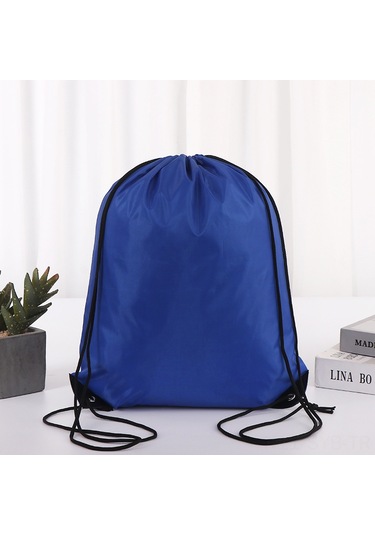 Symbee Mavi Su Geçirmez Oxford Kumaş Çekmeceli Sırt Çantası, Ev Kullanıma Uygun, Dayanıklı Malzeme, Logo Özel Tasarım Mavi