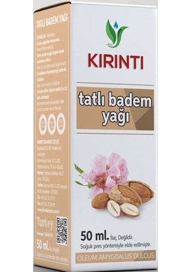 Kırıntı Tatlı Badem Yağı 50 ML