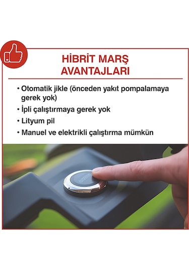 Scheppach MS225-53E Benzinli Çim Biçme Makinesi - 59112459969