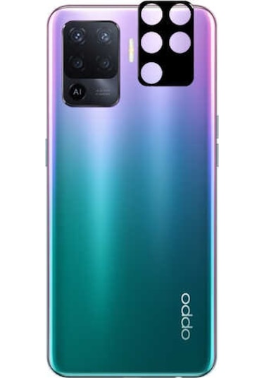 Oppo Reno 5 Lite Zore 3D Kamera Camı Siyah
