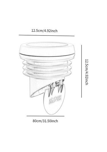 Pazly Suntek Tuvalet Flanş Conta Halkası Evrensel Sızıntı Önleme Mavi Mavi