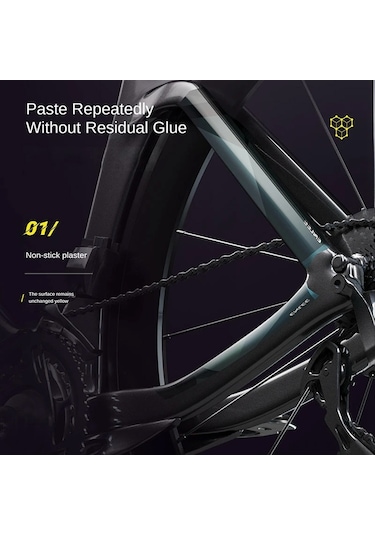Yuntech01 Enlee Bisiklet Koruma Filmleri - Su Geçirmez, Çizilmeye Dayanıklı, Kolay Uygulanır, Şık Ve Kişiselleştirilebilir Tasarımlar