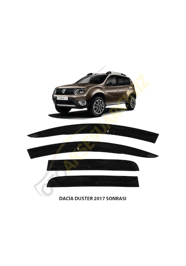 DACIA DUSTER 2018 SONRASI MUGEN CAM RÜZGARLIĞI 4 LÜ TAKIM
