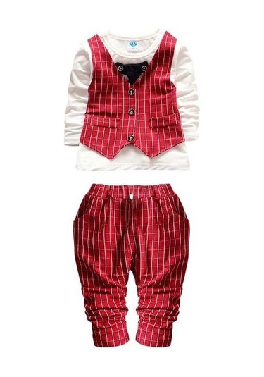 Novahub Toksik Olmayan Bebek Yeleği Takımı - Kırmızı, 100 Cm, Hafif Ve Konforlu