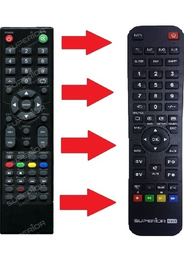 Led8326f Led Tv Kumandası Süp8484