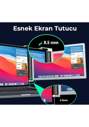 Ultrax 14" Tekli Taşınabilir Monitör Çoklu Ekran Fhd Notebook Monitör
