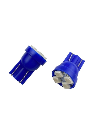 Space Dekoratif Led Ampul T10 2x4 Smd Led Mavi 12v/laam117 2 12