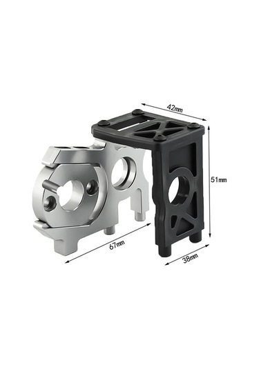 Ebitda Kyosho Mp10 İçin Nitro Değişimli Motor Tutucu - Fırçasız Montaj