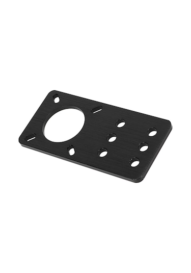 Tenfowee Nema 17 Adım Motoru Montaj Plakası, Alüminyum, Siyah Anodize, Çoklu Delikli Tasarım, 3d Yazıcı Aksesuarı, V-slot Uyumlu