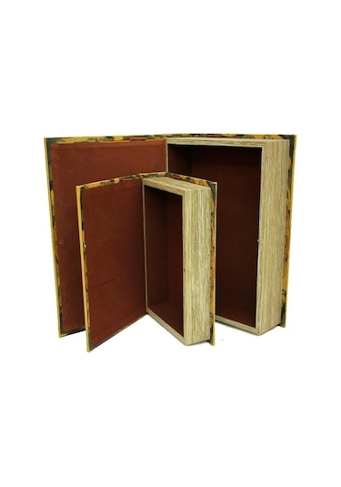 Himarry Kutu Kitap Harita 2'li Set Dekoratif Knm-c0141