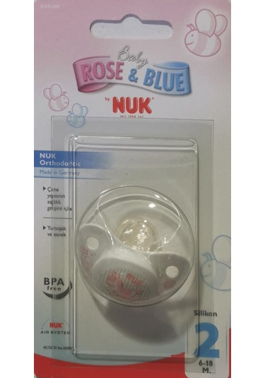 Nuk Baby Blue&rose Silikon Uyku No:2 6-18 Ay