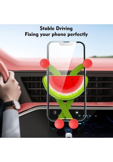 Yulong Ximistore9 Havalıklı Araç Telefon Tutucu - 4.7-6.7 İnç Yeşil