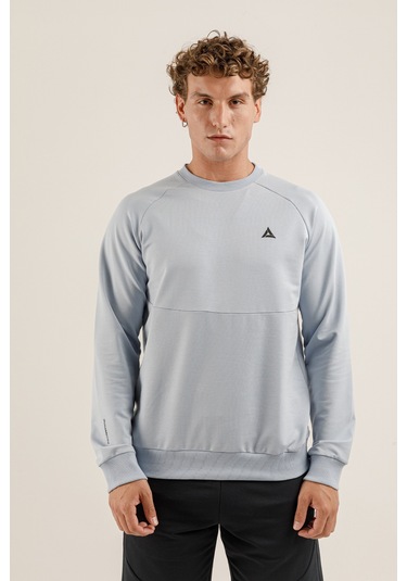 Airlife Saturn Ur7 Pro I Sıfır Yaka Erkek Sweatshirt Mavi