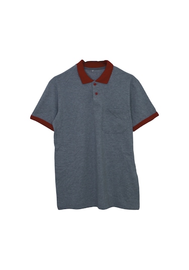 Erkek Kısa Kol Polo Yaka T-shirt Haki