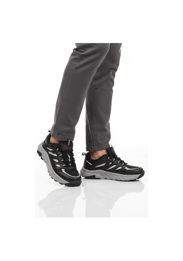 Siyah Buz Bağcıklı Kaymaz Erkek Outdoor Ayakkabı Sedona M Siyah-buz Gri