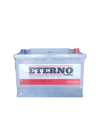 Eterno 72 Ah. 590a En 2 Yıl Petlas Garantili Üretim Tarihi: 2025