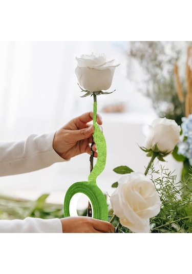 Roco Paper Çiçek Bandı Açık Yeşil 12 Rulo 1 Cm X 35 M