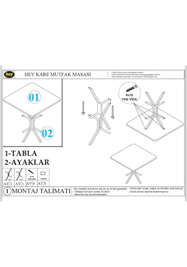Roma Ceviz Mutfak Yemek Masası Balkon Masası Kavisli Köşe Metal Siyah Ayak 80 Cm