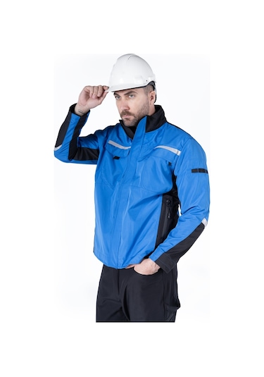 3'ü Bir Arada Mont Saks Mavi - Siyah