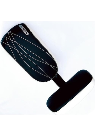 Novahub Siyah-beyaz Evrensel Bisiklet Arka Koltuk Minderi, Sünger Dolumlu, Çocuk Güvenliği, Bebek Koltuğu Footrest İle Beyaz - Siyah