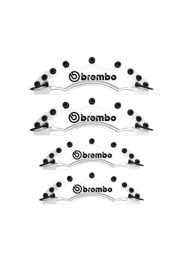 Nissan Tida Uyumlu Brembo Beyaz Kaliper Kapağı 4 Parça Ön Arka Set