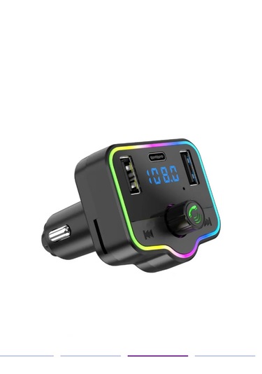 Arenist Lkw-1 Çift Usb Bağlantılı Wireless Fm Transmitter Müzik Kiti Siyah