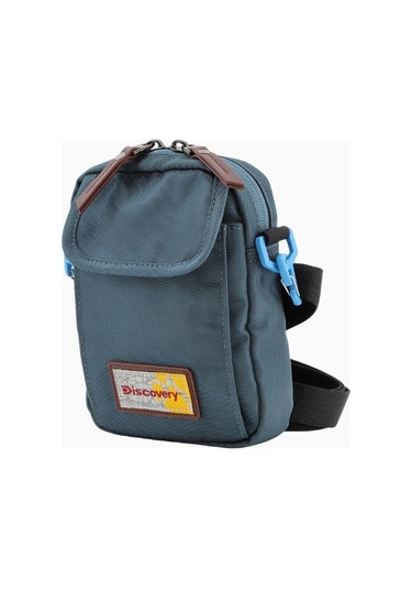 Discovery Icon Rfıd Korumalı Sürdürülebilir Utility 1l Kapasiteli Unisex Omuz Çantası Mavi