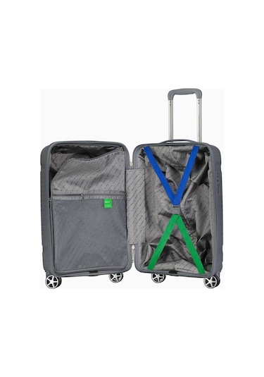 Benetton Kabin Boy %100 Polipropilen Valiz Gri Bnt3000 Gri