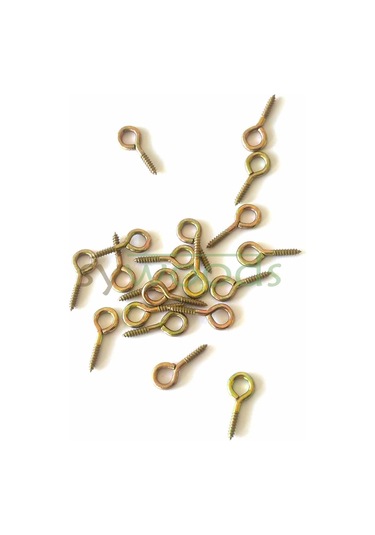 Kapalı Piton Vida 16x30 10 Adet Halkalı Vida 24 Mm Vida