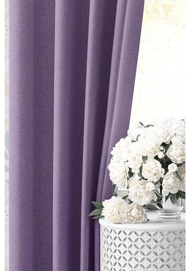 Blackout Lila Karartma Fon Güneşlik Perde Lila