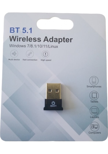 Qpart Bluetooth V5.1 Adaptör