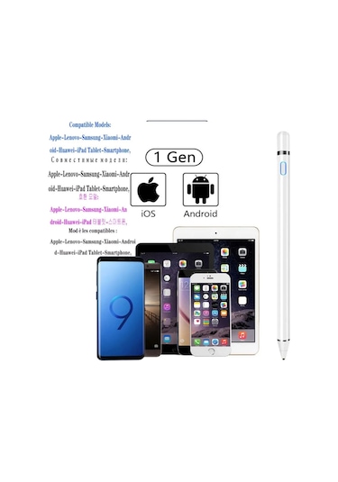 Lenovo Tab M10 Plus/m8/yoga/p11 Plus Uyumlu Active Stylus Dokunmatik Tablet Kalemi