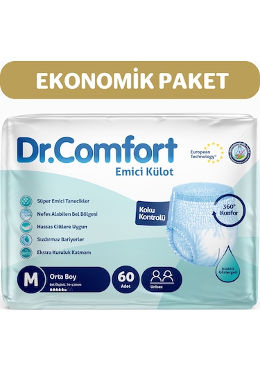 Dr. Comfort Emici Külot M Orta Boy 60 Adet