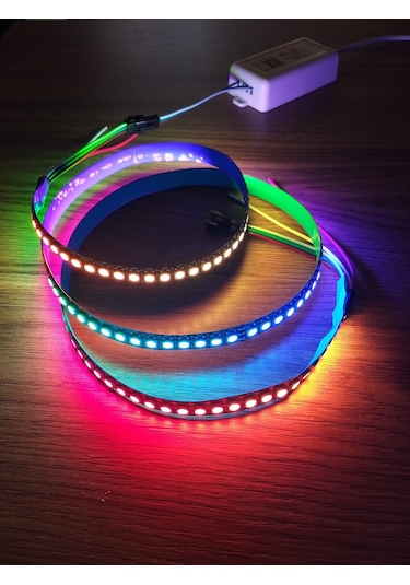 Ws2812B Ayrı Ayrı Adreslenebilir Argb 144Lü Şerit Led 5V