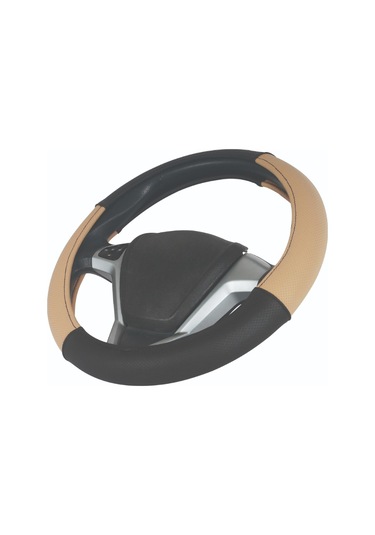 Direksiyon Kılıfı Geçmeli 4 Parça Siyah-bej Siyah - Bej