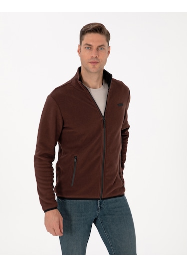 Pierre Cardin Erkek Kahverengi Hırka Örme 50314014-vr029 Kahverengi