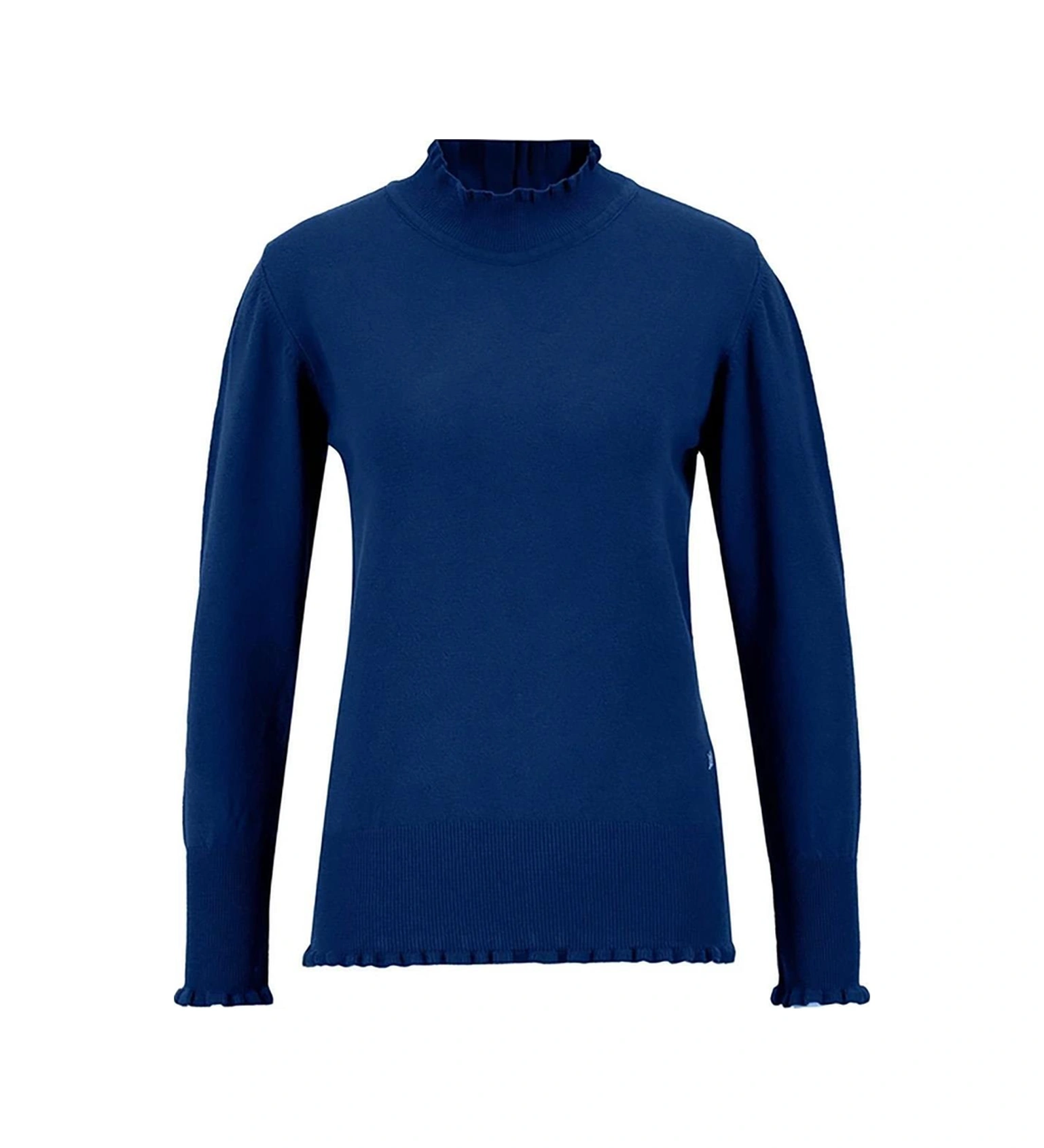 Armine Fırfır Detaylı Kazak 25kd7007 Lacivert Lacivert