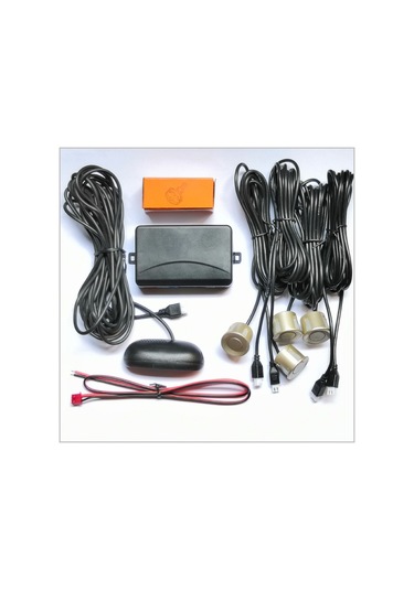 Kaliteli Geri Gidiş Radarı, 4 Kanallı Sensör Göstergesi, Ayarlanabilir Hassasiyet, Park Sensörü Lcd Kırmızı