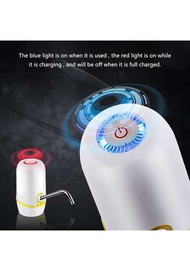 Ebitda Pratik Ev Su Pompası - Tek Tuşla Kullanım Kolay, Beyaz/siyah