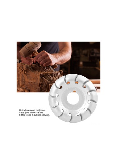 Maiyame Mangane Çelik Açı Gönüllü Uç Parçası 12 Dişli Ahşap Oymacılık Bıçağı 65x16mm Gümüş Dayanıklı Malzeme Kaldırma Ve Şekillendirme