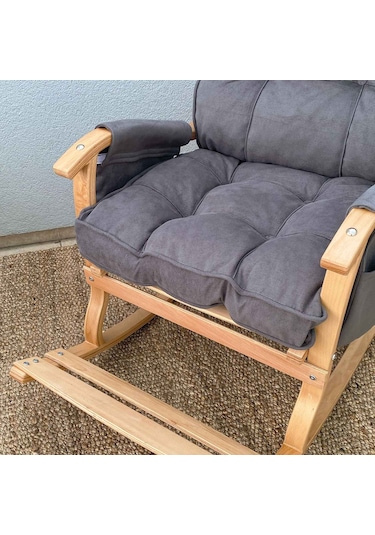 Reyo Santorini Sallanan Sandalye Dinlenme Ve Tv Koltuğu Gri