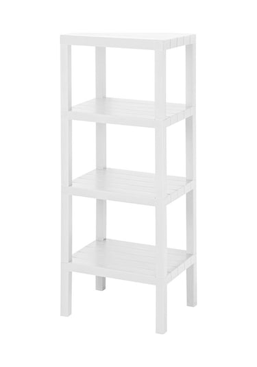 Mithra Life 4 Katlı Plastik Beyaz Banyo Mutfak Rafı Mıt1049 Beyaz