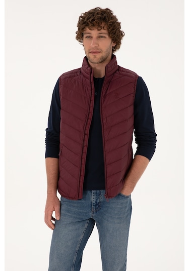 U.s. Polo Assn. Erkek Plum Yelek Dokuma 50310045-vr177 New Plum