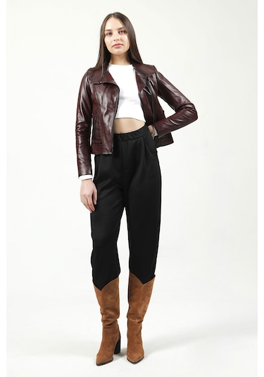 Dericlub Yb-2120 Gerçek Deri Kadın Mont